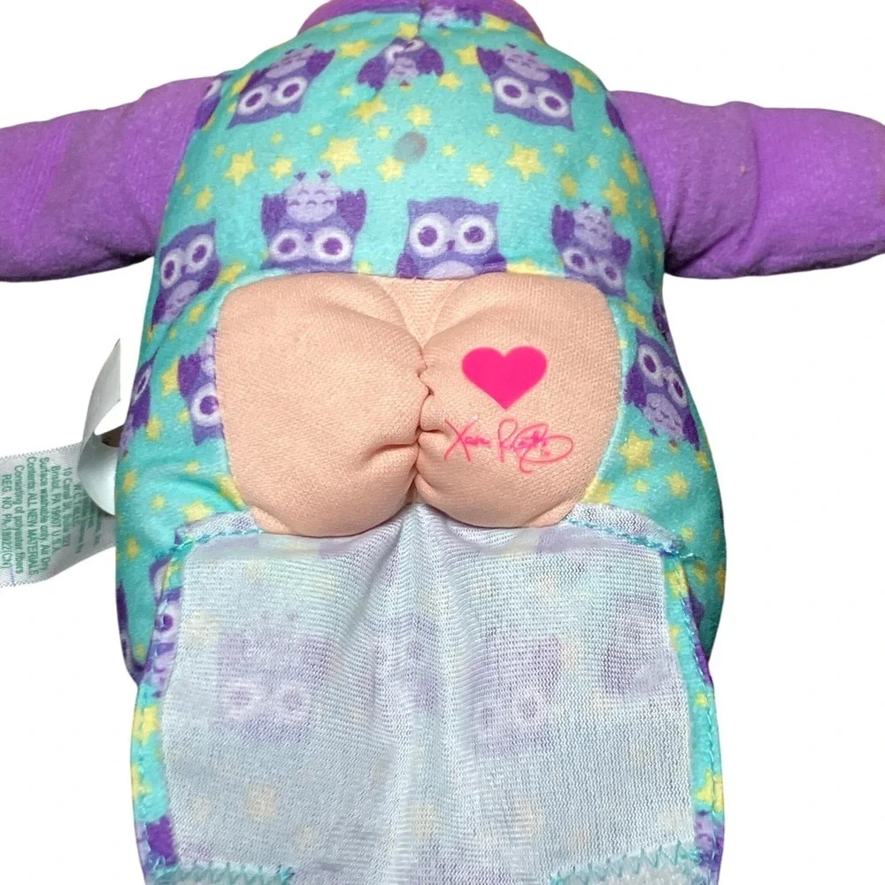 Cabbage Patch Kids Baby Doll Kids 9 inch Purple Owl Sleeper Good Blue Eyes 2015